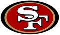 The emblem of the football club `San Francisco 49ers`. USA.