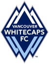 The emblem of the football club `Vancouver Whitecaps`. Canada. Royalty Free Stock Photo
