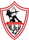 The emblem of the football club Zamalek. Egypt.