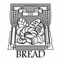 Bread, emblem in the form of a coat of arms