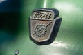 The emblem of full-size pickup truck Ford F-100, 1953.