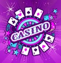 Emblem gambling casinos Royalty Free Stock Photo