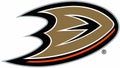 The emblem of the hockey club `Anaheim Ducks`. USA.