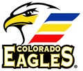 Emblem of the hockey club `Colorado Eagles`. USA