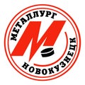 The emblem of the hockey club `Metallurg`. Novokuznetsk. Russia