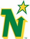 The emblem of the hockey club `Minnesota North Stars` 1967-93.