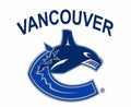 The emblem of the hockey club `Vancouver Canucks`. Canada. Royalty Free Stock Photo