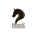 Emblem of horse head Royalty Free Stock Photo