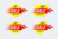 Emblem Hot sale price offer deal labels template Royalty Free Stock Photo