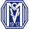 The emblem of the Meppen football club. Germany Royalty Free Stock Photo