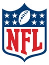 Emblem of the National Football League. USA.
