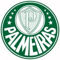 The emblem of the Palmeiras football club. Brazil.