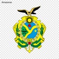 Emblem Province . Vector illustration