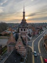 Emblem, Ranst, Belgium, 15th of February, 2023, Old Town Hall of Emblem, in the dorpstraat of the Little village of