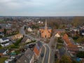 Emblem, Ranst, Belgium, 15th of February, 2023, Sint-Gummaruskerk, church of saint Gummarus, in the voortstraat of the