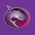 Emblem shark mascot