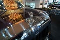 The emblem `Spirit of Ecstasy` of a full-size luxury car Rolls-Royce Phantom VII Series II Extended Wheelbase. Royalty Free Stock Photo