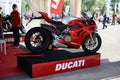 Emblem sport red ducati motorcycle