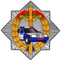 Emblem Of The State Automobile Inspectorate Of The Republic Of Belarus