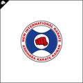 Emblem, symbol martial arts. ASHIHARA NIKO KARATE