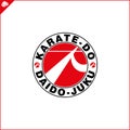 Emblem,symbol martial arts. DAIDO JUKU KUDO KARATE