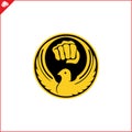 Emblem, symbol martial arts. WADO-RYU JAPAN KARATE