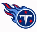 Emblem of the Tennessee Titans Football Club. USA. Royalty Free Stock Photo