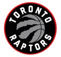 The emblem of the Toronto Raptors Basketball Club. Canada.