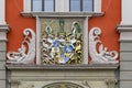 Emblem at town hall in Gotha Royalty Free Stock Photo