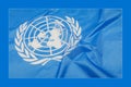 Emblem on the United Nations flag