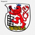 Emblem of Wuppertal Royalty Free Stock Photo