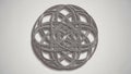 Emblematic of traditional Celtic art symbolizing infinity and Royalty Free Stock Photo