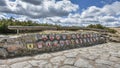 Emblems countries which flows the river Elbe.