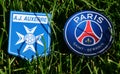 Emblems of European football clubs Royalty Free Stock Photo