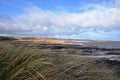Embleton Bay in Northumberland through the Dunes