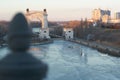 The beauty of the canal and water. The eye rejoices