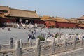 Beijing city. China. City view, Chinese art, Oriental religious architecture.
