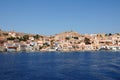 Emborio harbour, Halki island Royalty Free Stock Photo