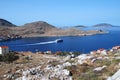 Emborio harbour, Halki island Royalty Free Stock Photo