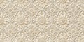 Emboss floral and decorative patterns on paper seamless tileable repeating patterns Generative By AI