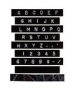 Embossed Alphabet Letter Tape