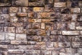 Embossed brick wall background texture