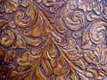 Embossed Engraved Leather Royalty Free Stock Photo