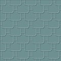 Embossed tiles squares 3d seamless pattern. Emboss surface modern background. Repeat abstract relief ornaments. Textured trendy