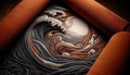 Embossed Velvet Patterns are created by pressing or heat treatin