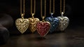 Heart Symbol Jewelry that Reflects Love Royalty Free Stock Photo