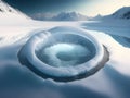 Icy Mandalas: Expertly Captured Ice Circle Images