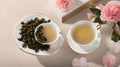 Tie Guan Yin Oolong Chinese Tea Royalty Free Stock Photo