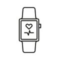 Embrace the future of wearable technology with this captivating collection of vector illustrations showcasing smartwatches. From