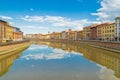 Morning Symphony by the Arno: Pisa\'s Riverside Elegance